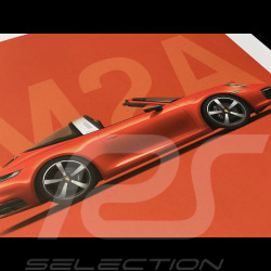 Porsche Posters Low Price Set of 4 911 75 Years Edition Driven by Dreams WAP0504700R75Y