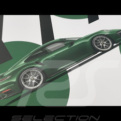 Porsche Posters Low Price Set of 4 911 75 Years Edition Driven by Dreams WAP0504700R75Y