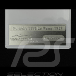 Porsche 911S Type 901 n° 60 Team Philippe Farjon 24h Le Mans 1967 1/43 Tecnomodel TM43-62B