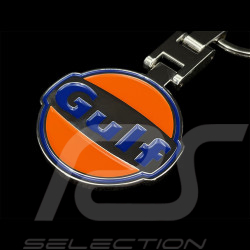 Gulf Logo Metal Key Ring Silver Blue / Orange Gulf GU252PCA03-000