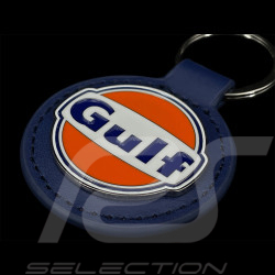Porte-clés Gulf Logo Métal / Similicuir Bleu Marine Gulf GU252PCA01-100