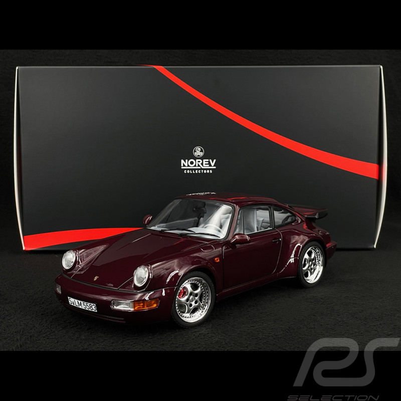 Porsche 911 Turbo 3.6 Coupe Type 964 1993 Amethyst Metallic 1/18 Norev 29676