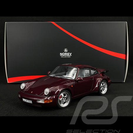Porsche 911 Turbo 3.6 Coupe Type 964 1993 Amethyst Metallic 1/18 Norev 29676