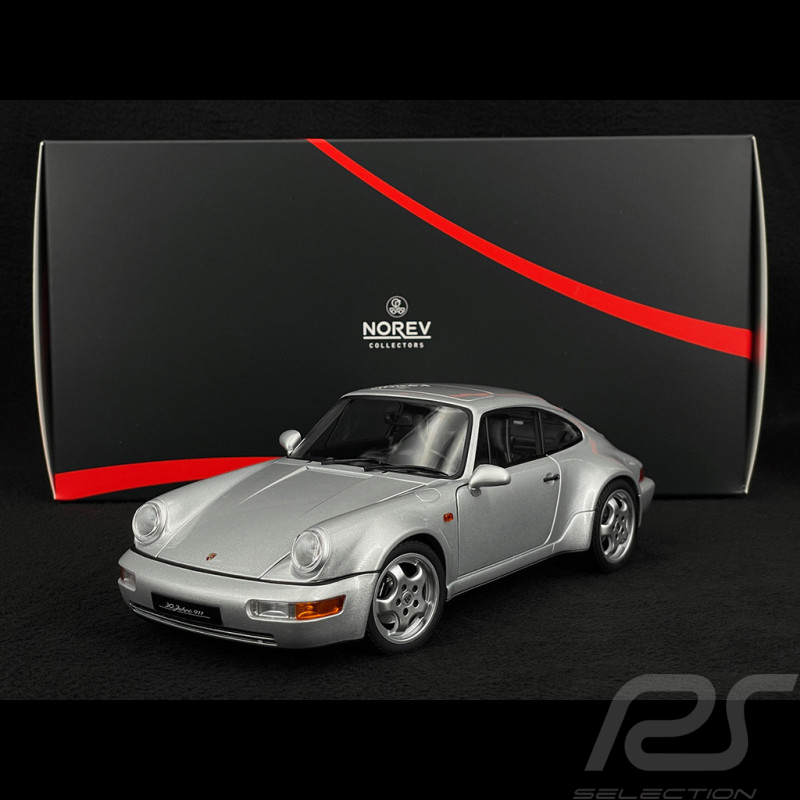 Porsche 911 Carrera 4 Type 964 WTL 30 Jahre 911 1993 Polarsilber 1/18 Norev 29678