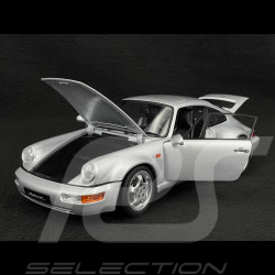 Porsche 911 Carrera 4 Type 964 WTL 30 Jahre 911 1993 Polarsilber 1/18 Norev 29678