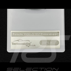 Porsche 550A RS 1956 Grey 1/43 Tecnomodel TM43-61D