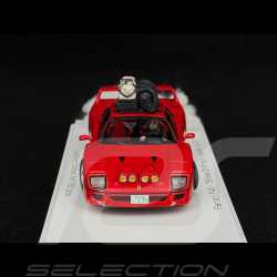 Ferrari F40 1993 Red Snow Drift in Japan with Driver 1/43 Kess KE43056480