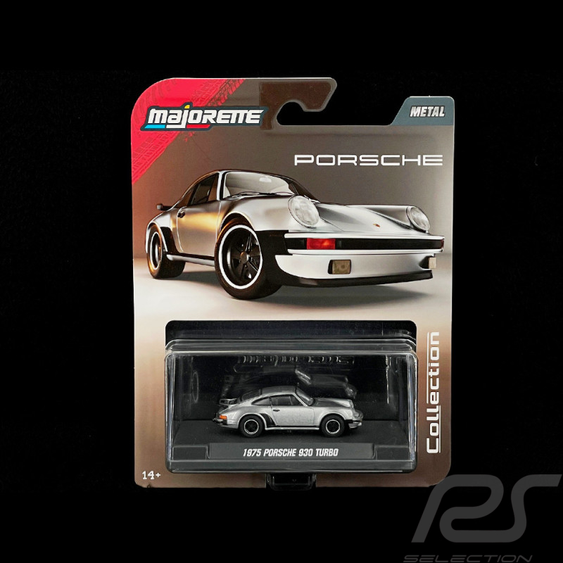 Porsche 911 Type 930 Turbo 1975 Metallic meteor grau 1/64 Majorette 8505001000