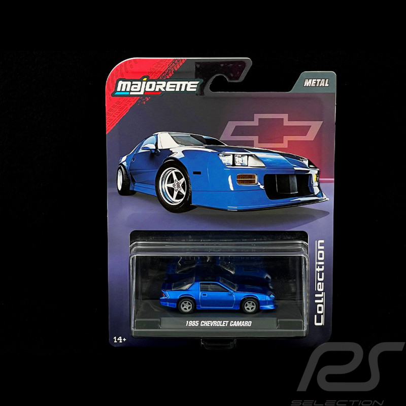 Chevrolet Camaro 1985 Bleu 1/64 Majorette 8505001000