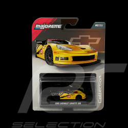 Chevrolet Corvette C6R n° 69 2005 Yellow / Black 1/64 Majorette 8505001000