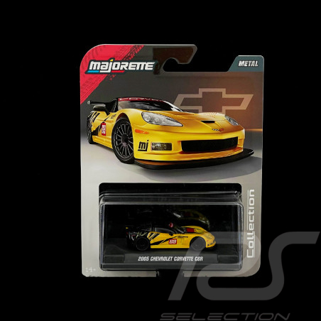 Chevrolet Corvette C6R n° 69 2005 Yellow / Black 1/64 Majorette 8505001000