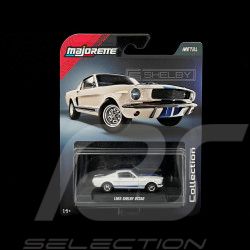 Ford Mustang Shelby GT 350 1965 Blanc / Bleu 1/64 Majorette 8505001000