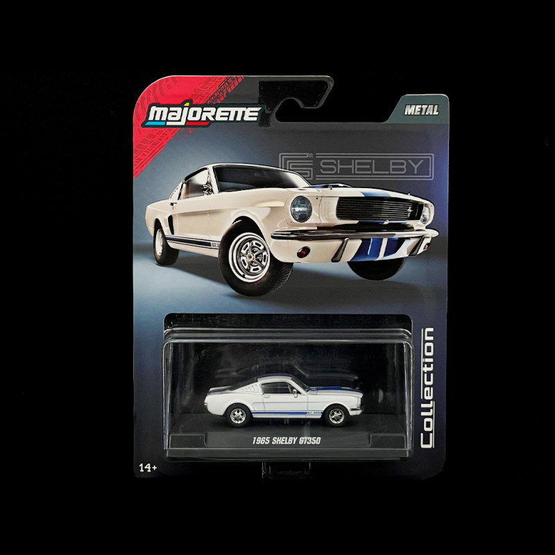 Voiture Miniature Majorette Ford Mustang Boss Blanche – Échelle 1:61 – Métal – Neuf Sans Boîte