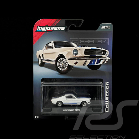 Ford Mustang Shelby GT 350 1965 Weiß / Blau 1/64 Majorette 8505001000