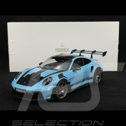 Porsche 911 GT3 RS Typ 992 2022 Weissach Package Gulf Blau 1/18 Norev 187367