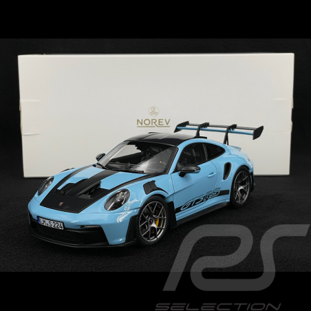 Porsche 911 GT3 RS Typ 992 2022 Weissach Package Gulf Blau 1/18 Norev 187367