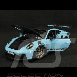 Porsche 911 GT3 RS Type 992 2022 Weissach Package Bleu Gulf 1/18 Norev 187367
