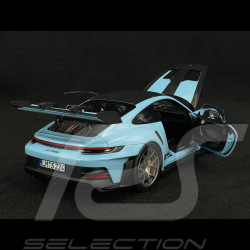 Porsche 911 GT3 RS Type 992 2022 Weissach Package Bleu Gulf 1/18 Norev 187367