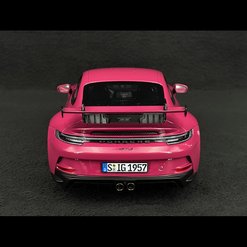 Porsche 911 992 GT3 2021 Ruby Star Neo Modèle Auto 1:12 GT Spirit - Collection