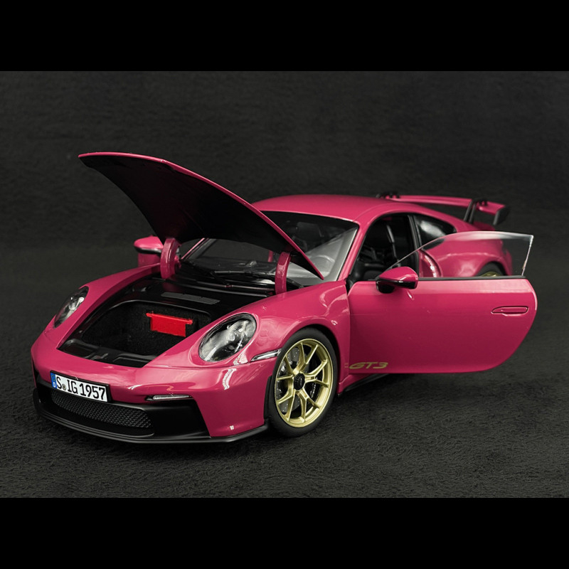 NOREV 1:18 Porsche 911 992 GT3 2021 Sports Car Simulation Alloy Car Model U