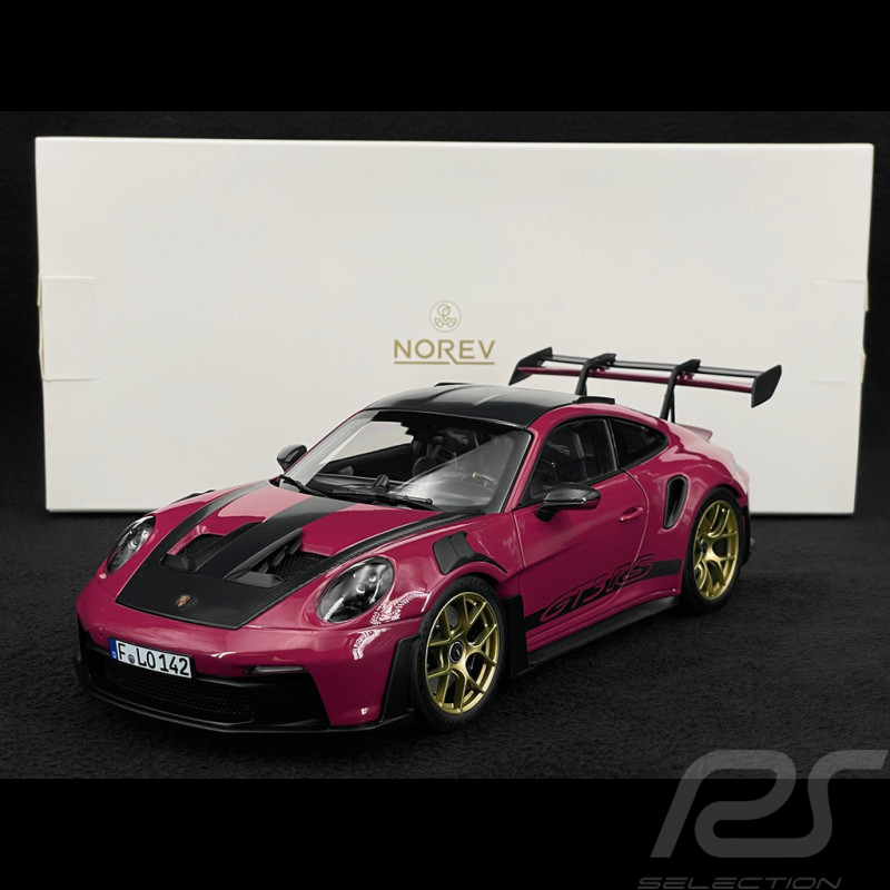 Porsche 911 GT3 RS Type 992 2022 Weissach Package Rouge Rubis 1/18 Norev 187370