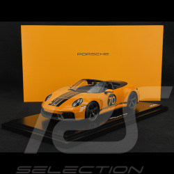 Porsche 911 Spirit 70 Type 992 Cabriolet 2025 Orange Signal 1/18 Spark WAP0210520SGTS