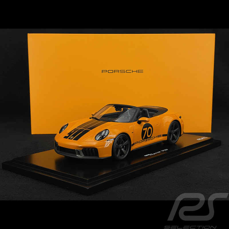 Porsche 911 Spirit 70 Typ 992 Cabriolet 2025 Signalorange 1/18 Spark WAP0210520SGTS