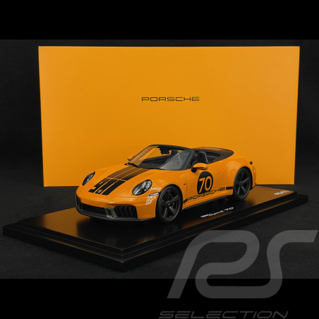 Porsche 911 Spirit 70 Type 992 Cabriolet 2025 Signal Orange 1/18 Spark WAP0210520SGTS