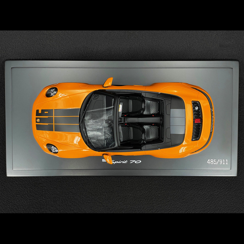 Porsche 911 Spirit 70 Type 992 Cabriolet 2025 Signal Orange 1/18