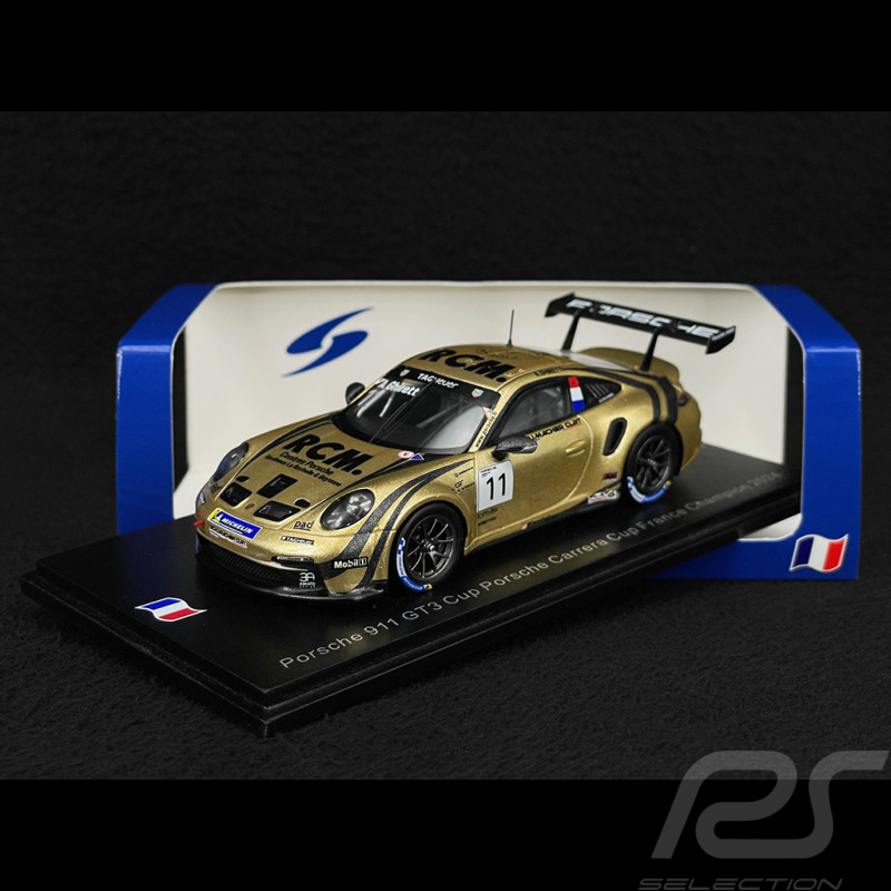 Porsche 911 GT3 Cup Typ 992 n° 11 Gewinner Carrera Cup Frankreich 2024 1/43 Spark SF331