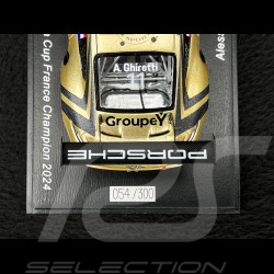 Porsche 911 GT3 Cup Type 992 n° 11 Vainqueur Carrera Cup France 2024 1/43 Spark SF331