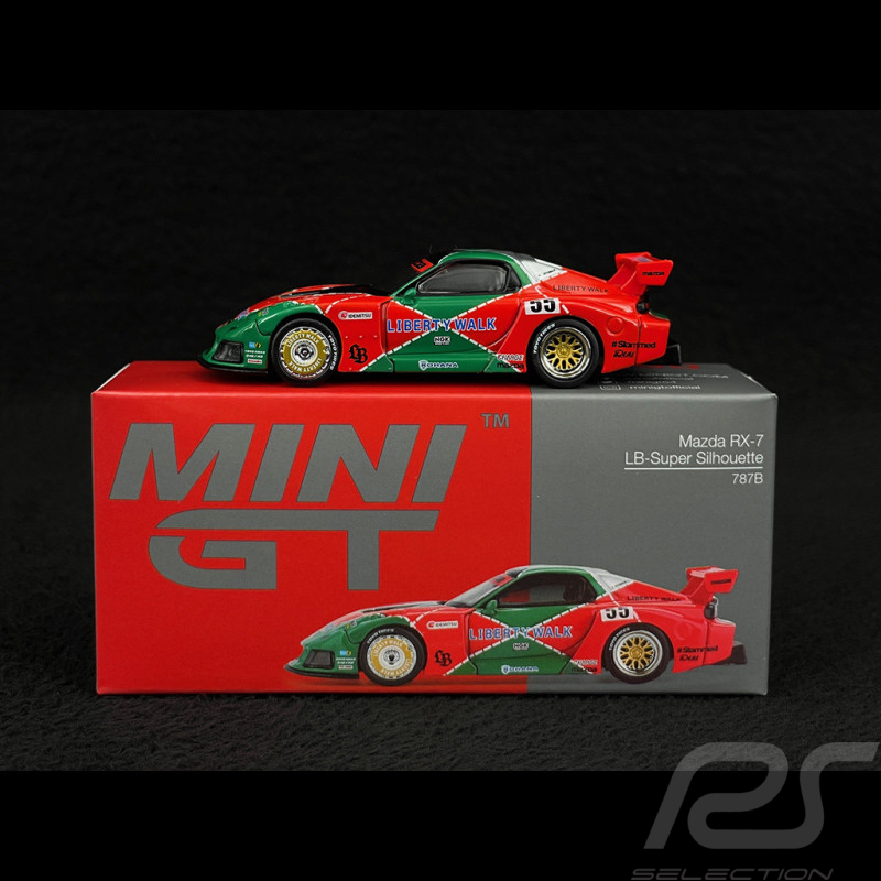 Mazda RX7 FD3S 2006 Body Kit LB-Super Silhouette 787B TAS n° 55 RHD 2024 1/64 Mini GT MGT00990-R