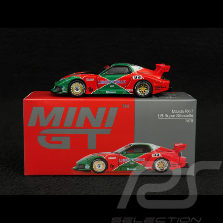 Mazda RX7 FD3S 2006 Body Kit LB-Super Silhouette 787B TAS n° 55 RHD 2024 1/64 Mini GT MGT00990-R