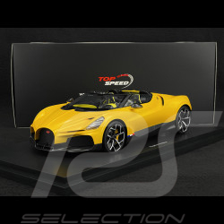 Bugatti W16 Mistral 2023 Jaune 1/18 Top Speed TS0598