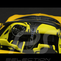 Bugatti W16 Mistral 2023 Yellow 1/18 Top Speed TS0598