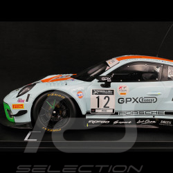 Porsche 911 GT3 R Gulf n° 12 4th 24h Spa 2020 1/18 Ixo LEGT18-20012