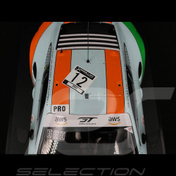 Porsche 911 GT3 R Gulf n° 12 4th 24h Spa 2020 1/18 Ixo LEGT18-20012