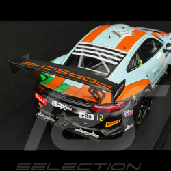 Porsche 911 GT3 R Gulf n° 12 4. 24h Spa 2020 1/18 Ixo LEGT18-20012