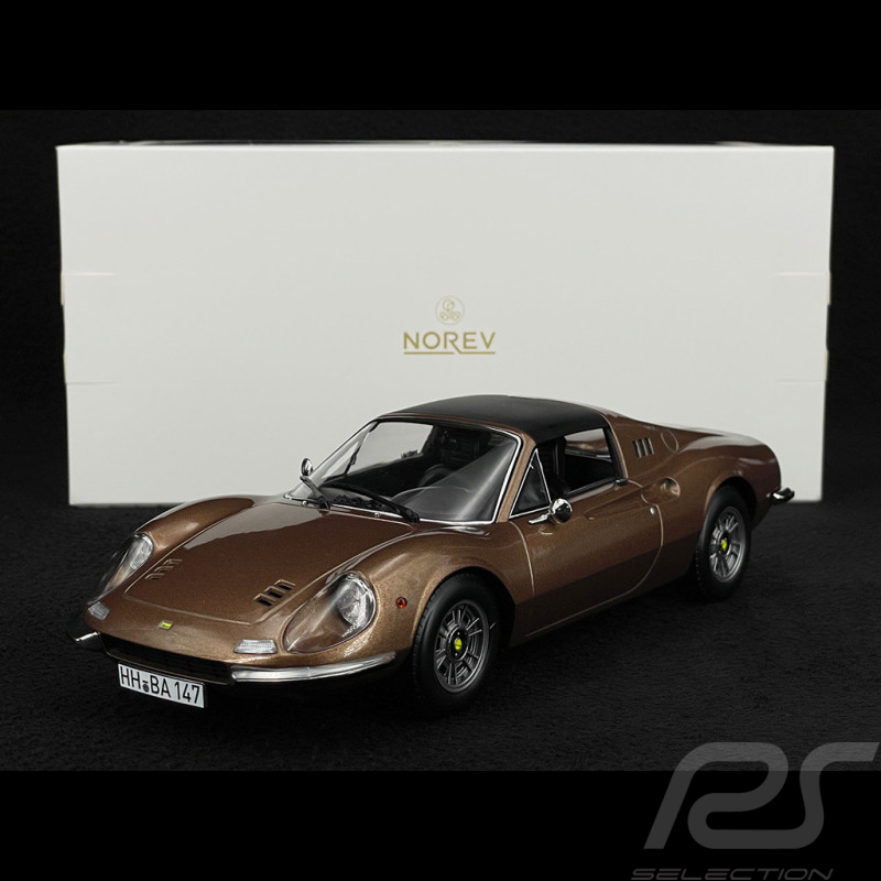 Ferrari Dino 246 GTS 1970 Nocciola Metallizzato 1/18 Norev 187815