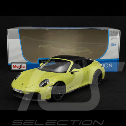Porsche 911 Targa 4 GTS Hybrid Type 992.2 2025 Cartagena Yellow 1/18 Maisto M31470YL