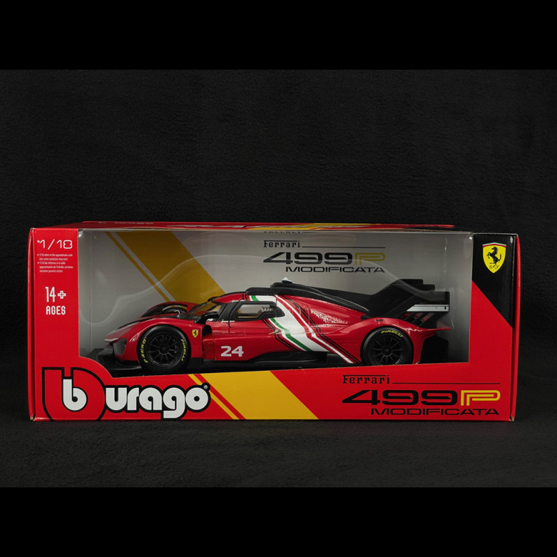 Macheta Ferrari 499P 3.0L TURBO V6 Le Mans Burago