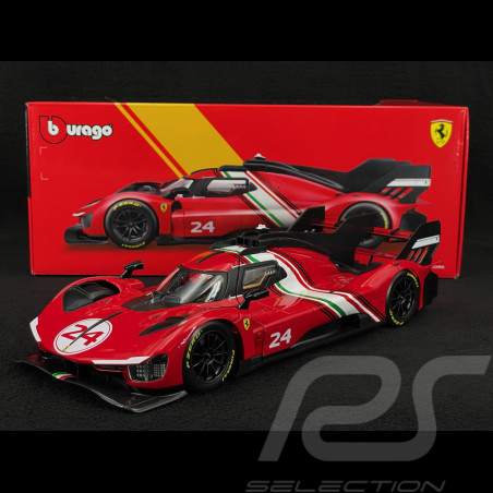 Ferrari 499P 3.0 Turbo V6 n° 24 Modificata 2024 Rot 1/18 Bburago 16302