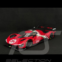 Ferrari 499P 3.0 Turbo V6 n° 24 Modificata 2024 Rot 1/18 Bburago 16302