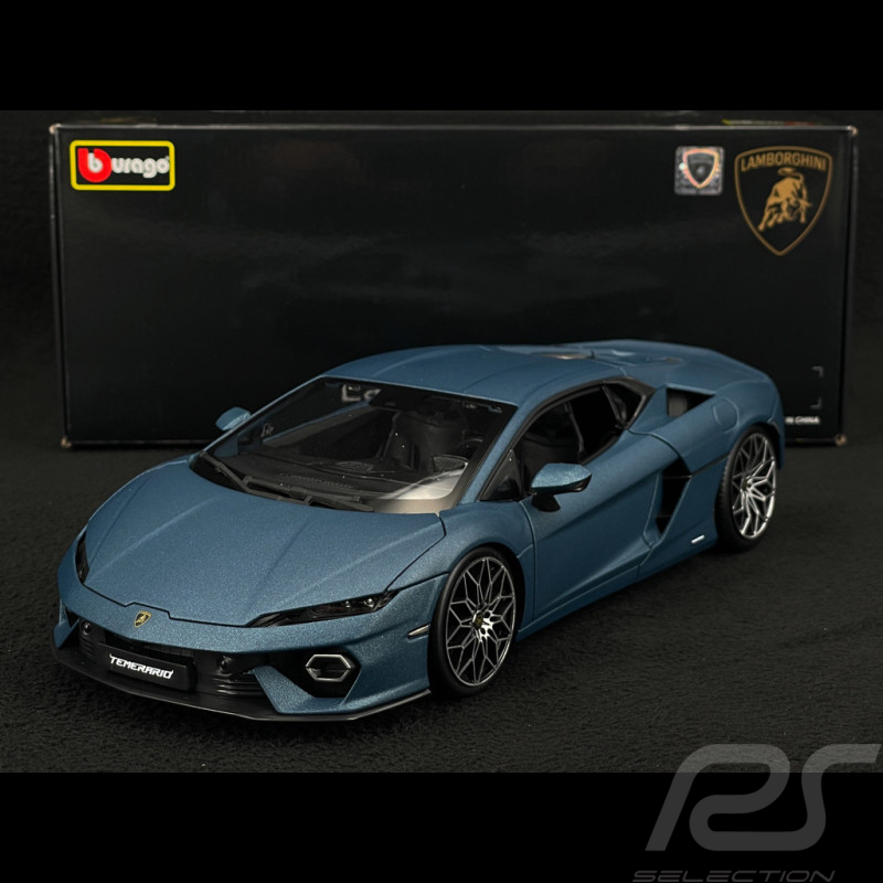 Lamborghini Temerario 2025 Bleu Mat 1/18 Bburago 11052B