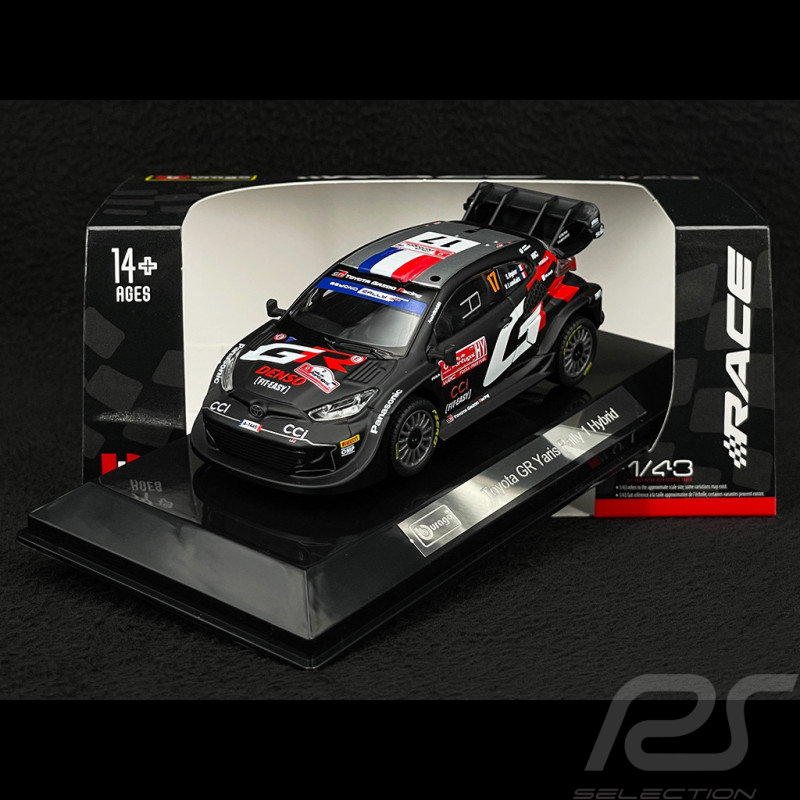 Toyota GR Yaris Rally1 Hybrid n° 17 Gewinner der Kroatien-Rallye WRC 2024 1/43 Bburago 38323