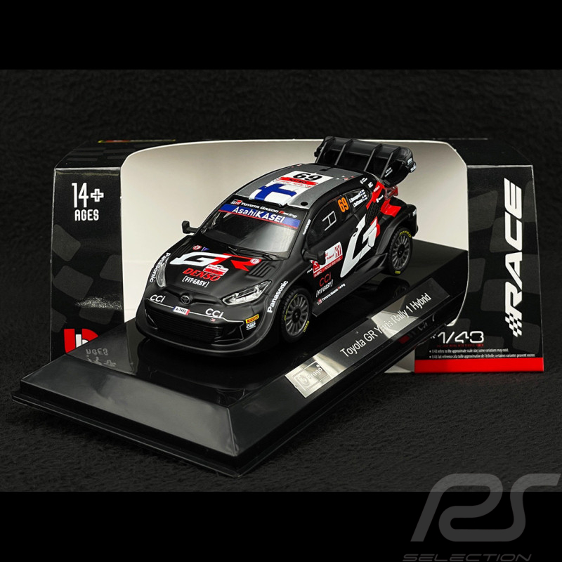 Toyota GR Yaris Rally1 Hybrid n° 69 Gewinner der Safari-Rallye WRC 2024 1/43 Bburago 38324
