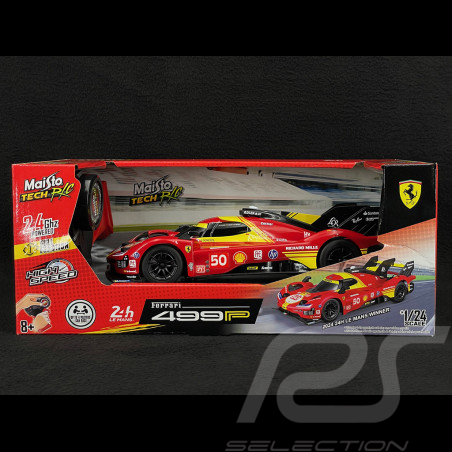 Ferrari 499P n° 50 Winner 24h Le Mans 2024 R/C Radio Controlled 1/24 Maisto Tech M82531