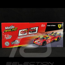 Ferrari 499P n° 50 Vainqueur 24h Le Mans 2024 Radiocommandée R/C 1/24 Maisto Tech M82531