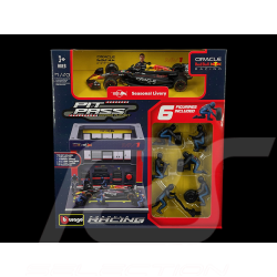 Max Verstappen Red Bull RB19 n° 1 Pit Stop Mit Figuren F1 2023 1/43 Bburago 38453V