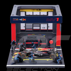 Max Verstappen Red Bull RB19 n° 1 Pit Stop With Figurines F1 2023 1/43 Bburago 38453V